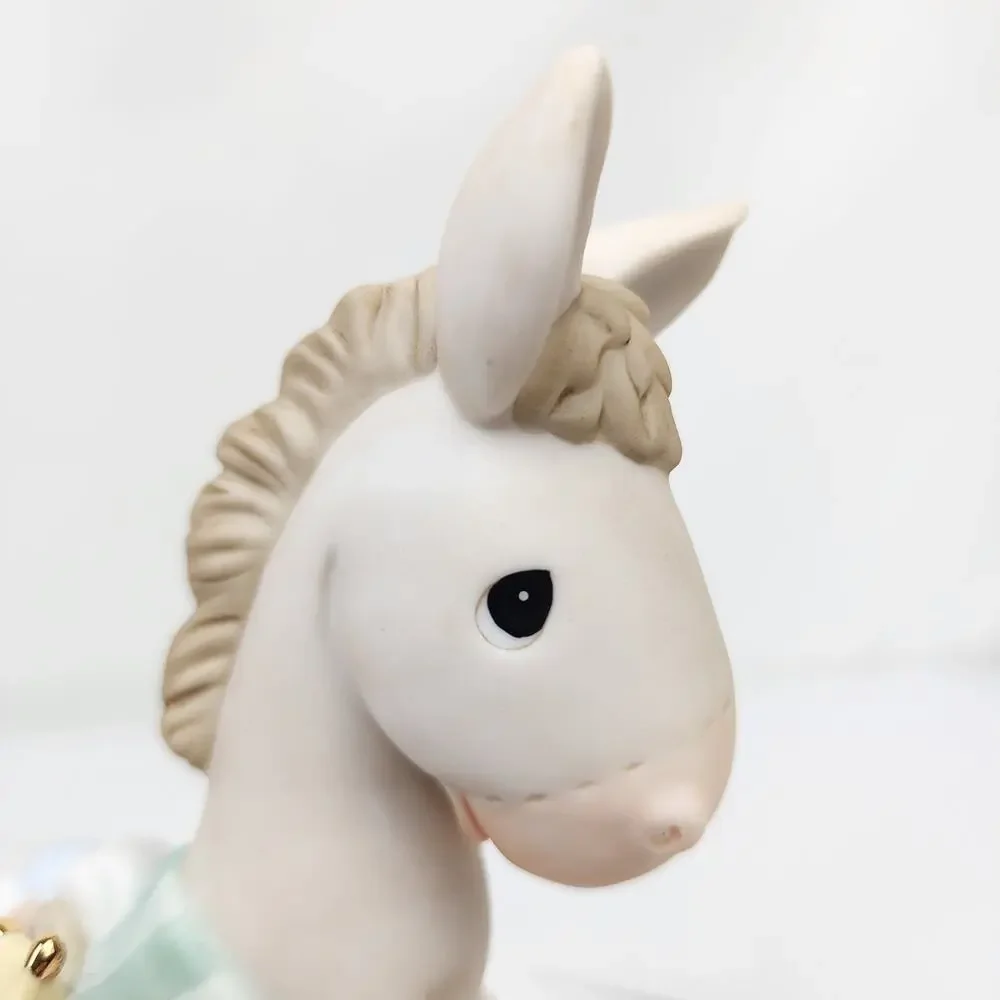 Precious Moments Replacement Donkey Crown Him King of Kings Nativity Gold 2004